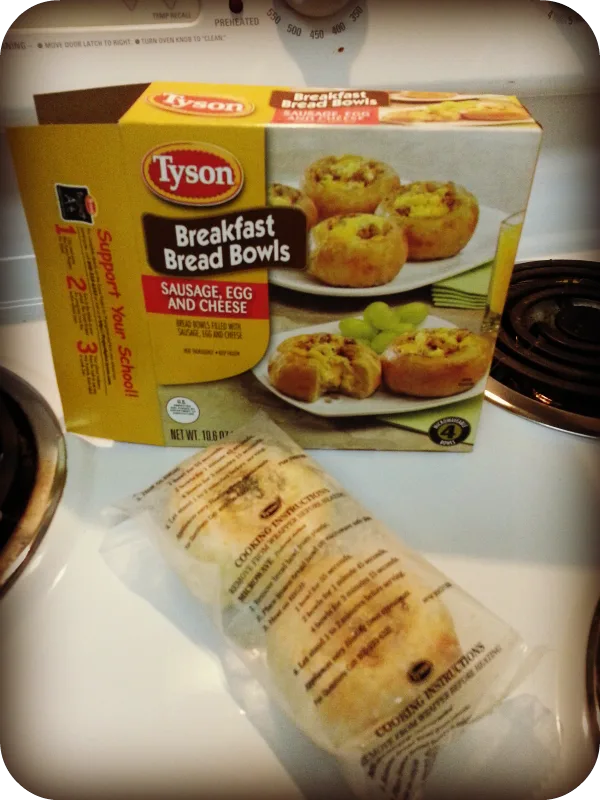 Tyson Breakfast Bread Bowls! #TysonBreakfast
