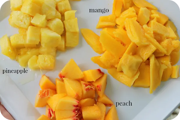Mango Pineapple Peach Smoothie Pops
