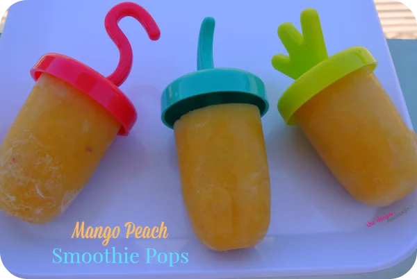 Mango Peach Smoothie Pops