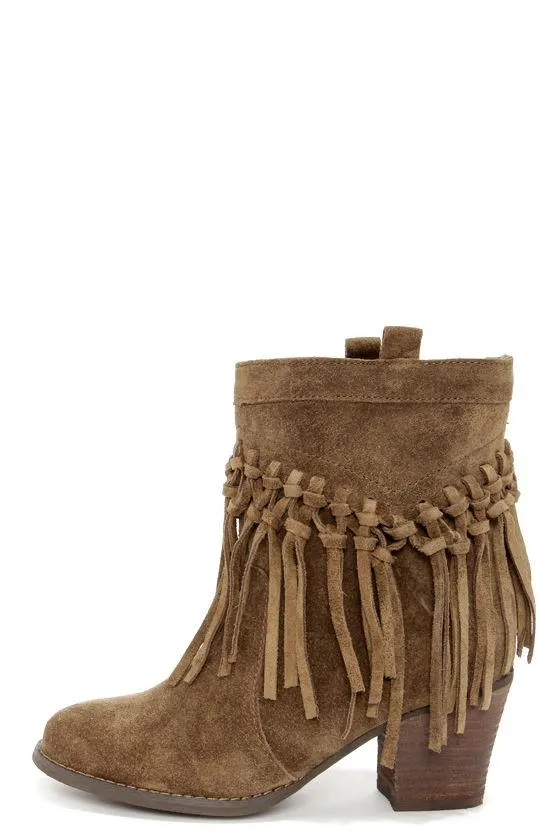 Lace Wrapped Boho-Style Boots