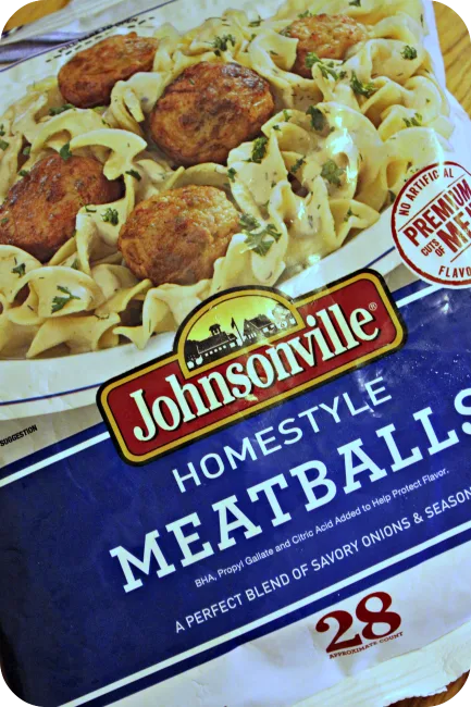 Johnsonville homestyle meatballs