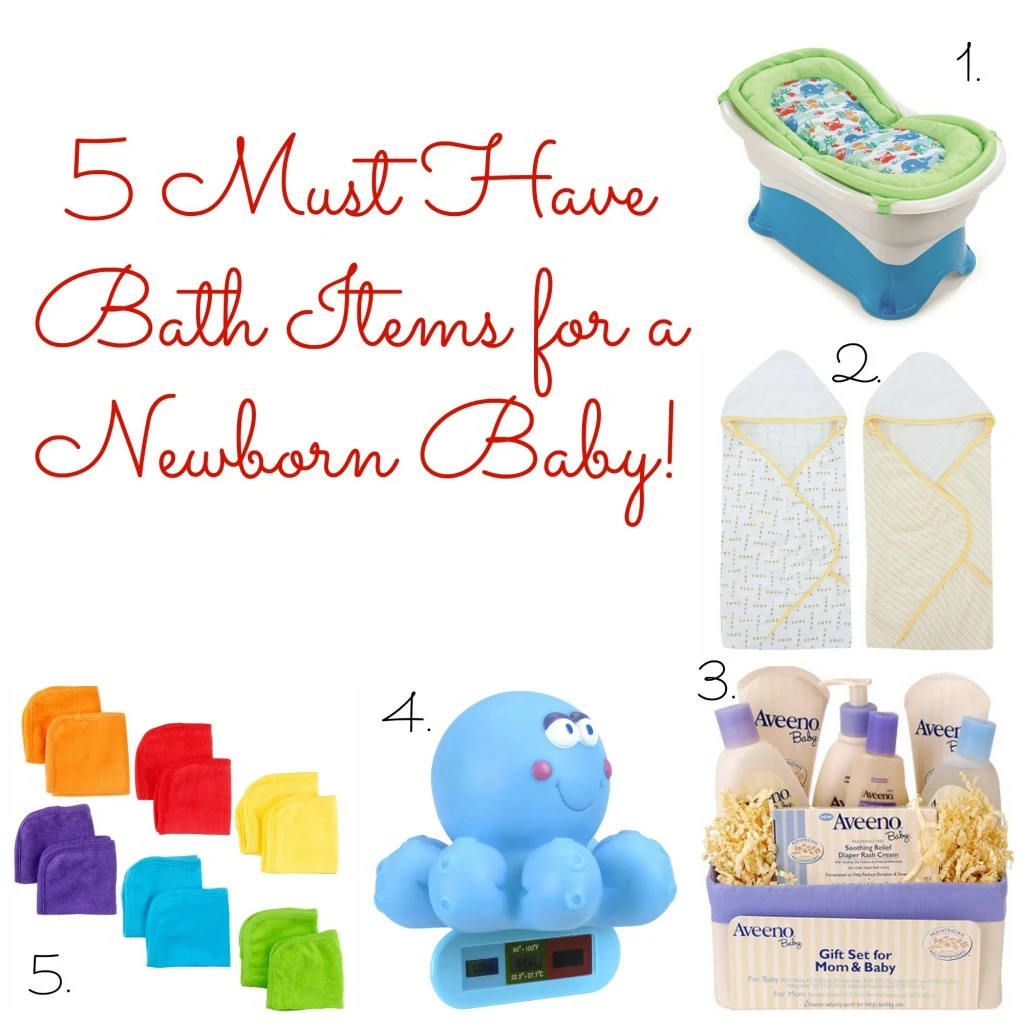 Must Have Baby Bath Products