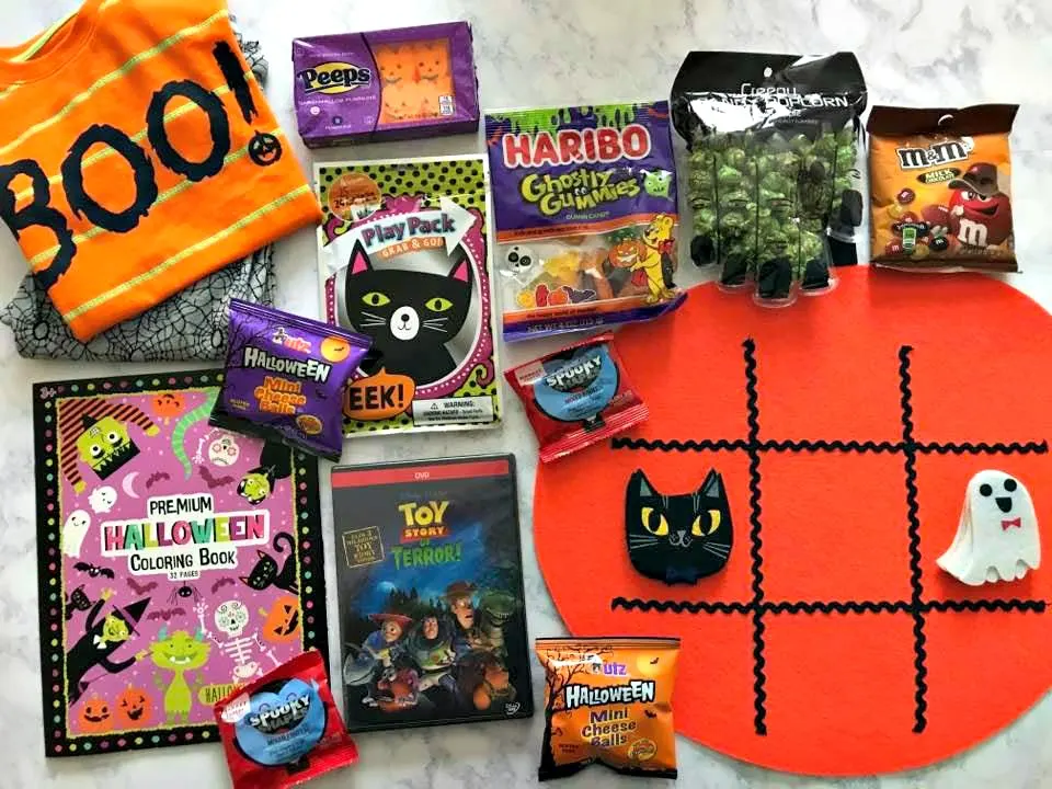 Halloween Tradition: Bucket with Pajamas, DVD, and snacks