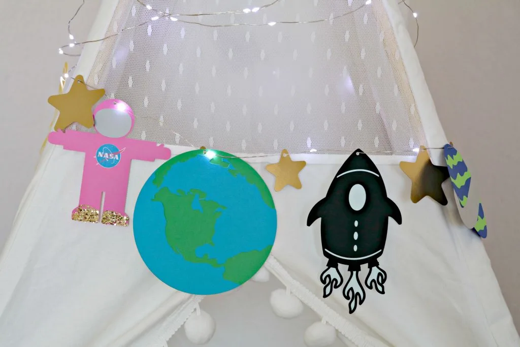 DIY Outerspace Garland