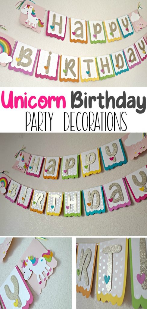 Unicorn Birthday Party Decorations