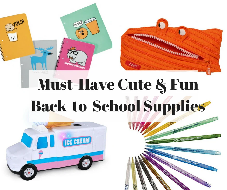 Cute & Fun Back to School Supplies