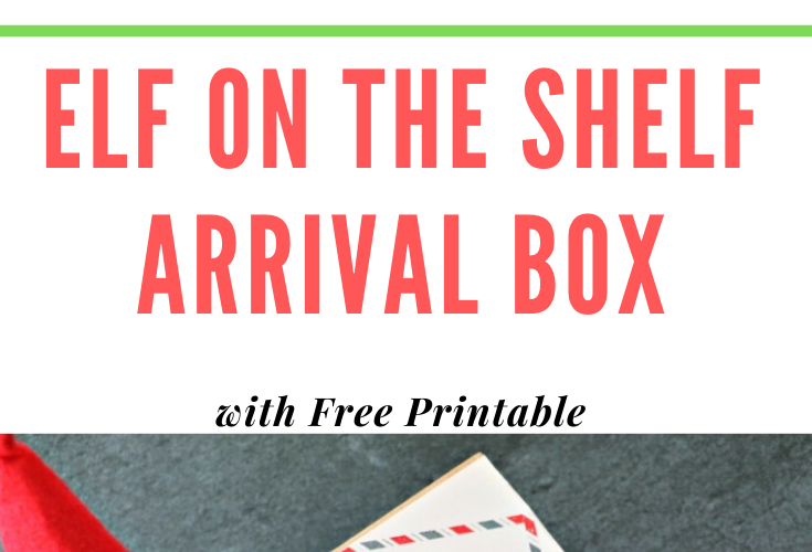 free printables: elf on the shelf arrival box & vintage