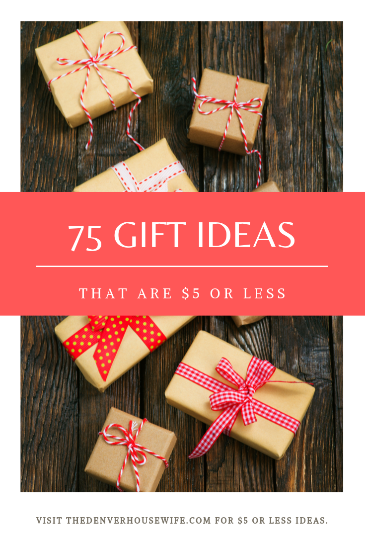 Great Ideas for Gifts Under $5