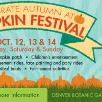 Denver Botanic Garden at Chatfield Pumpkin Festival Oct 12-14