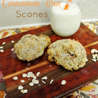 Quaker Cinnamon Bun Scones! #BetterTogether