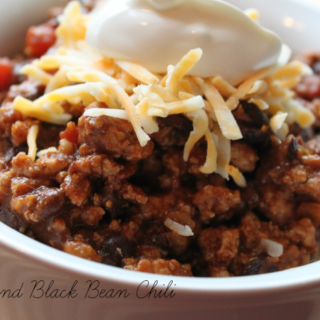 Turkey and Black Bean Chili with McCormick Skillet Sauces! #MCSkilletSauce