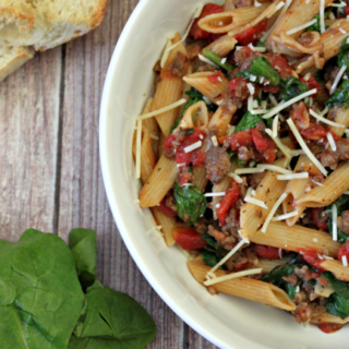 One Pot Sausage and Wine Pasta