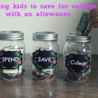 Teaching My Kids About Savings for College with an Allowance! #BabySteps