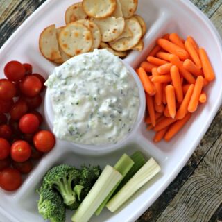 Cucumber Dill Dip with Clover Greek Yogurt!