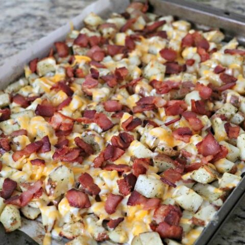 Mama’s Cheesy Bacon Ranch Potatoes