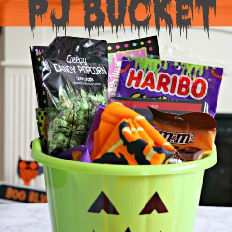 Halloween Traditions: Pajama Buckets!