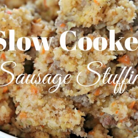 Slow Cooker Sausage Stuffing