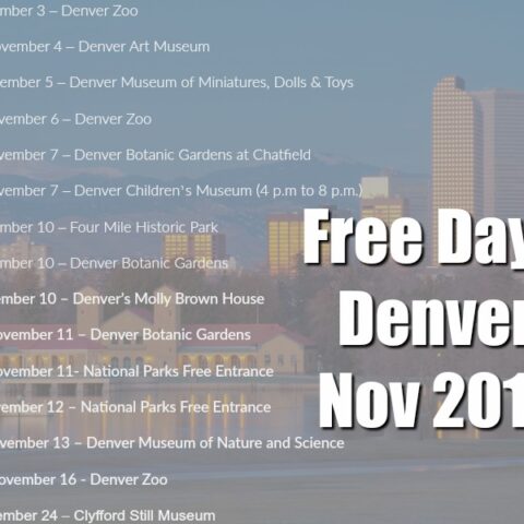 Denver Free Days for November 2017!