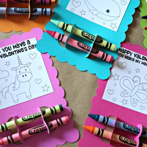 DIY: Coloring Card Valentines