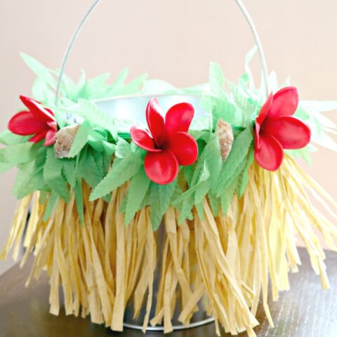 Moana Flower Easter Basket Tutorial
