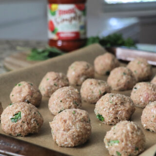 Turkey Meatballs with Mozzarella