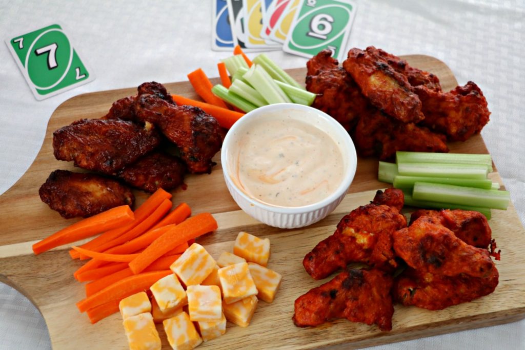 Chicken Wing Platter for Game Night