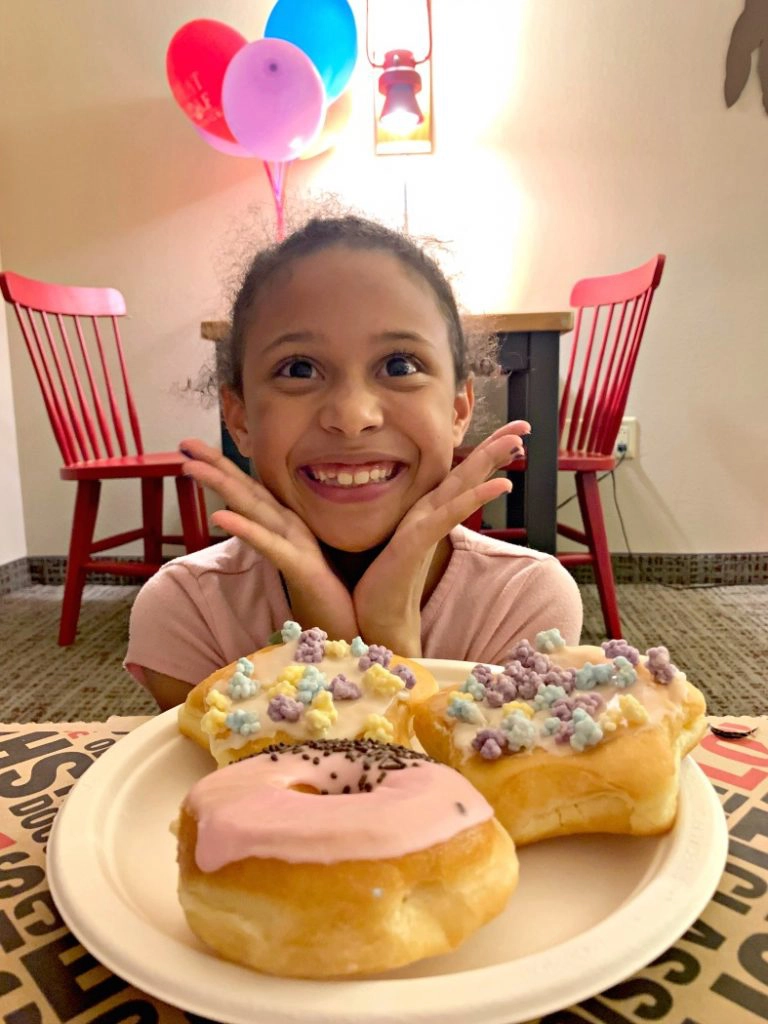 Birthday Donuts at Great Wolf Lodge