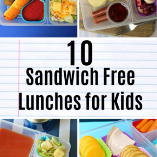 Sandwich Free Lunches for Kids