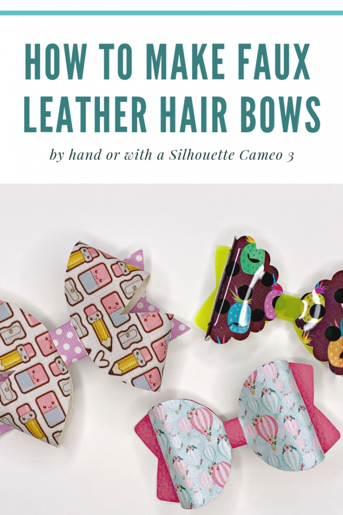 How To Make Faux Leather Hair Bows With, What Glue Do You Use For Faux Leather