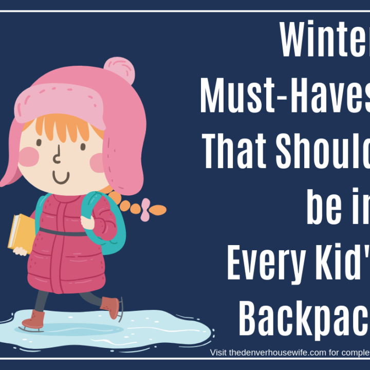 Winter Must-Haves That Should be in Every Kid’s Backpack