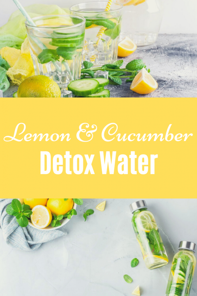 Lemon, Cucumber, and Mint detox water