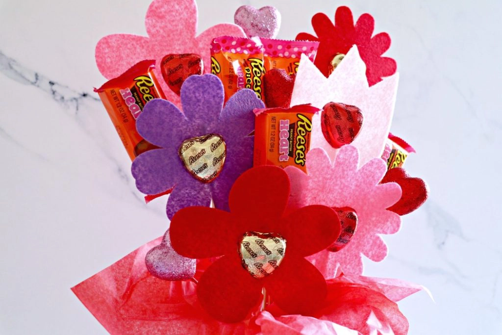 DIY Chocolate Paper Flower Bouquet