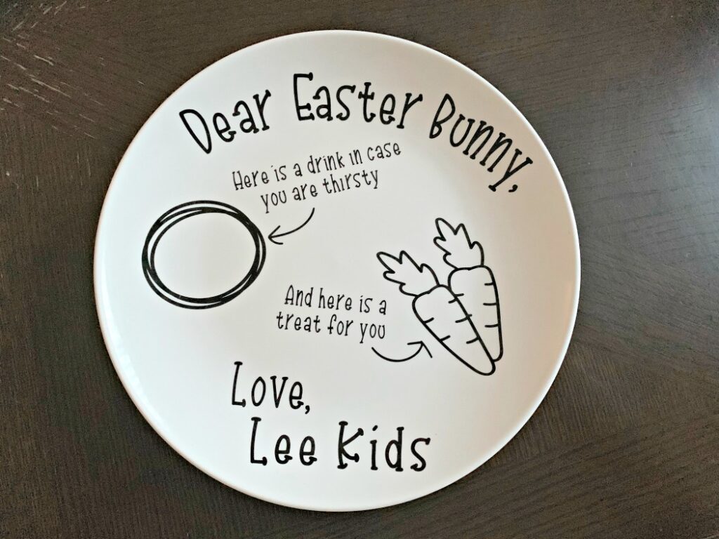 Free Easter Bunny Plate Svg The Denver Housewife