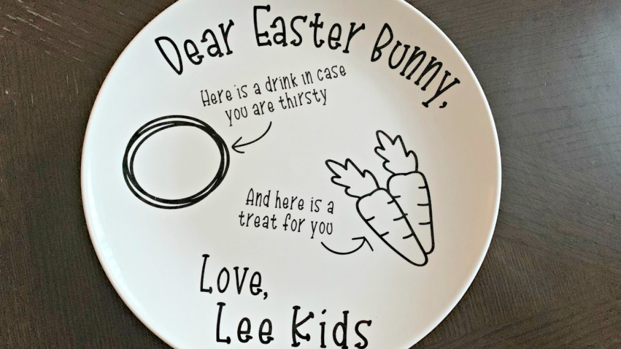 Free Easter Bunny Plate Svg The Denver Housewife