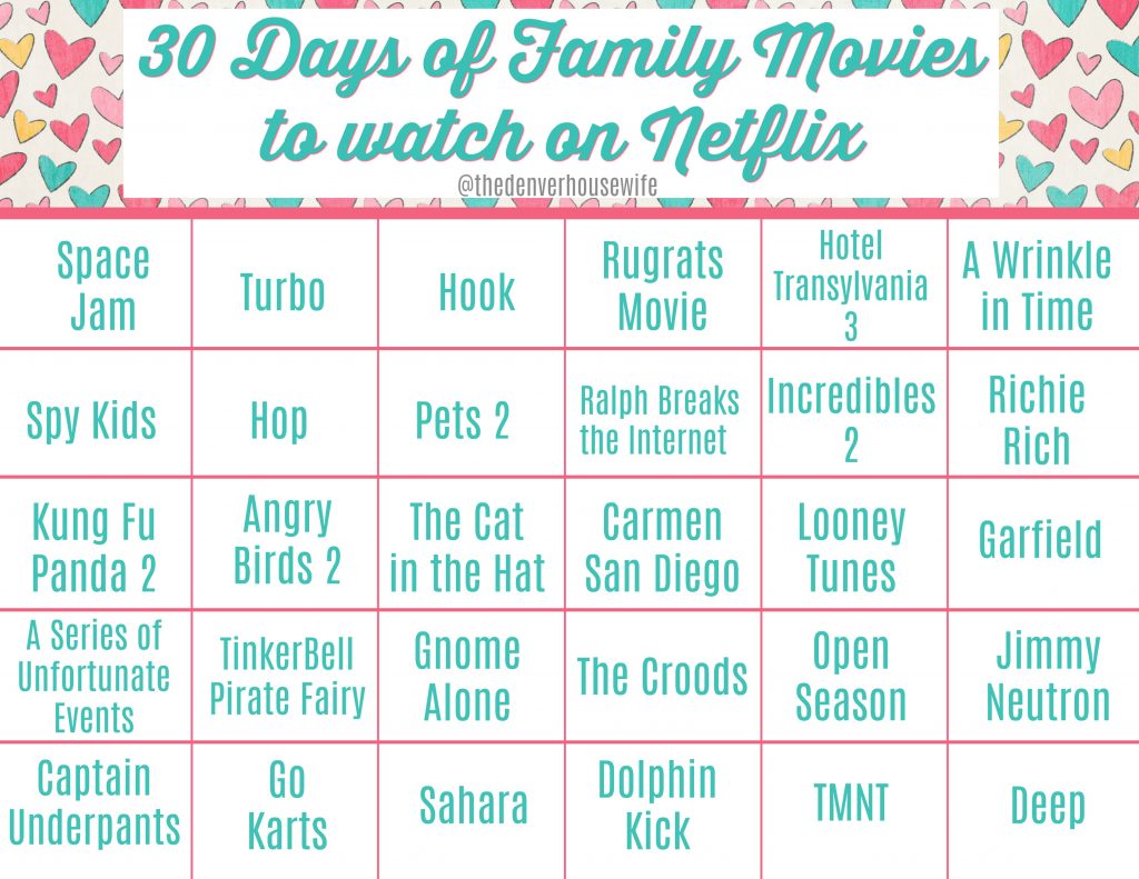 family movies to watch on netflix