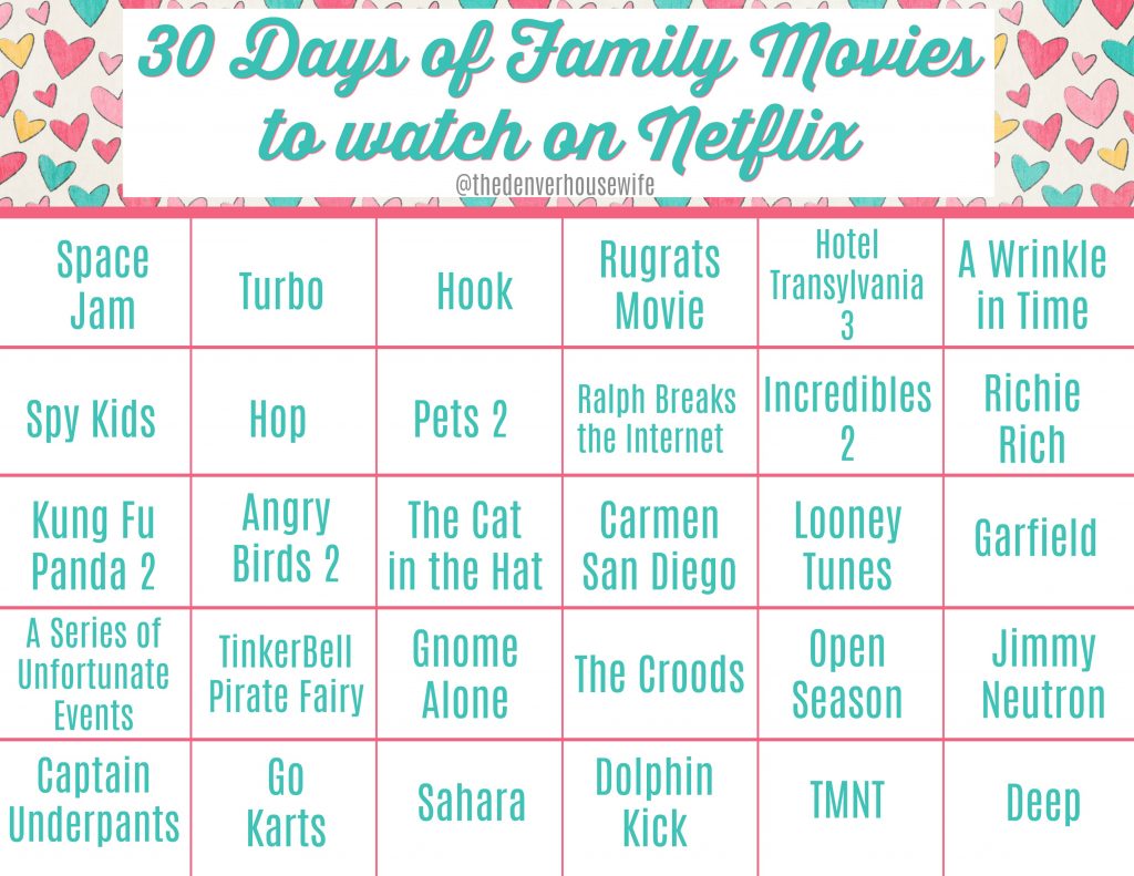 family movies to watch on netflix