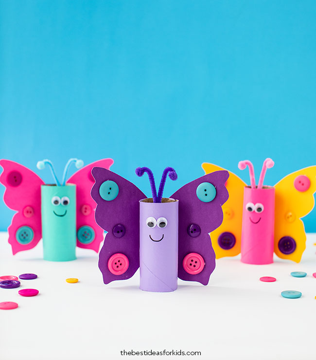 Toilet-Paper-Roll-Butterfly-Craft