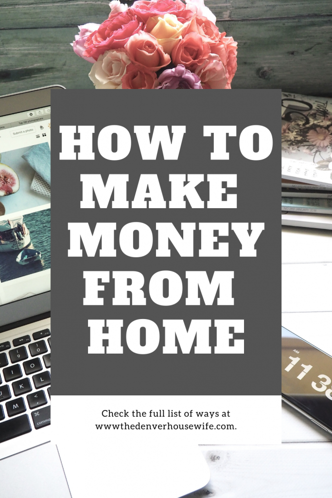 how to make cash money from home on the internet