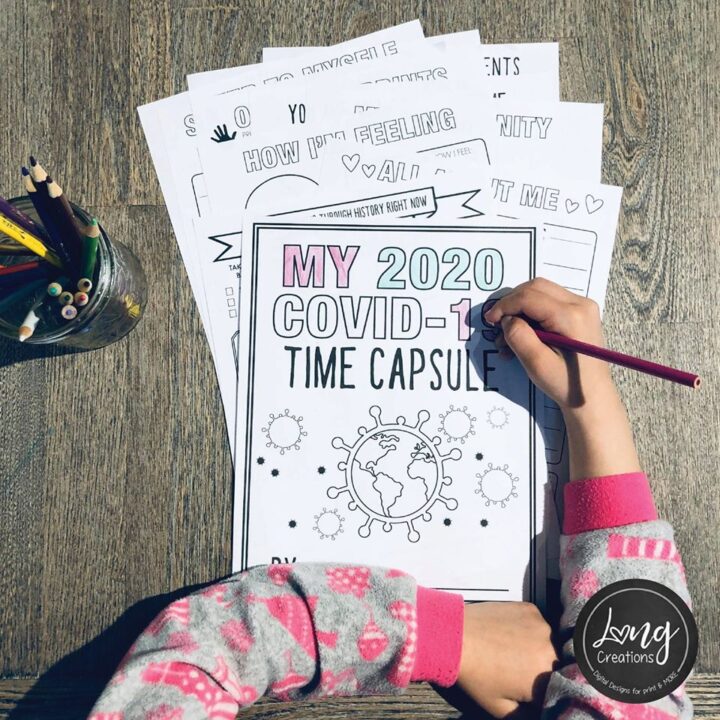 COVID-19 Time Capsule Journal for Kids