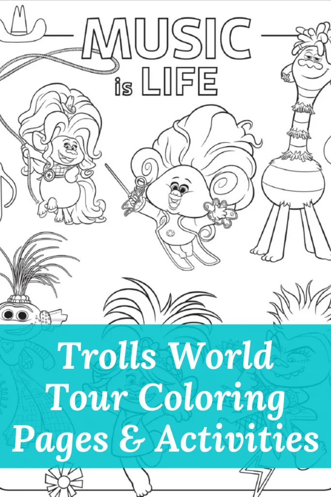 Trolls World Tour Printables
