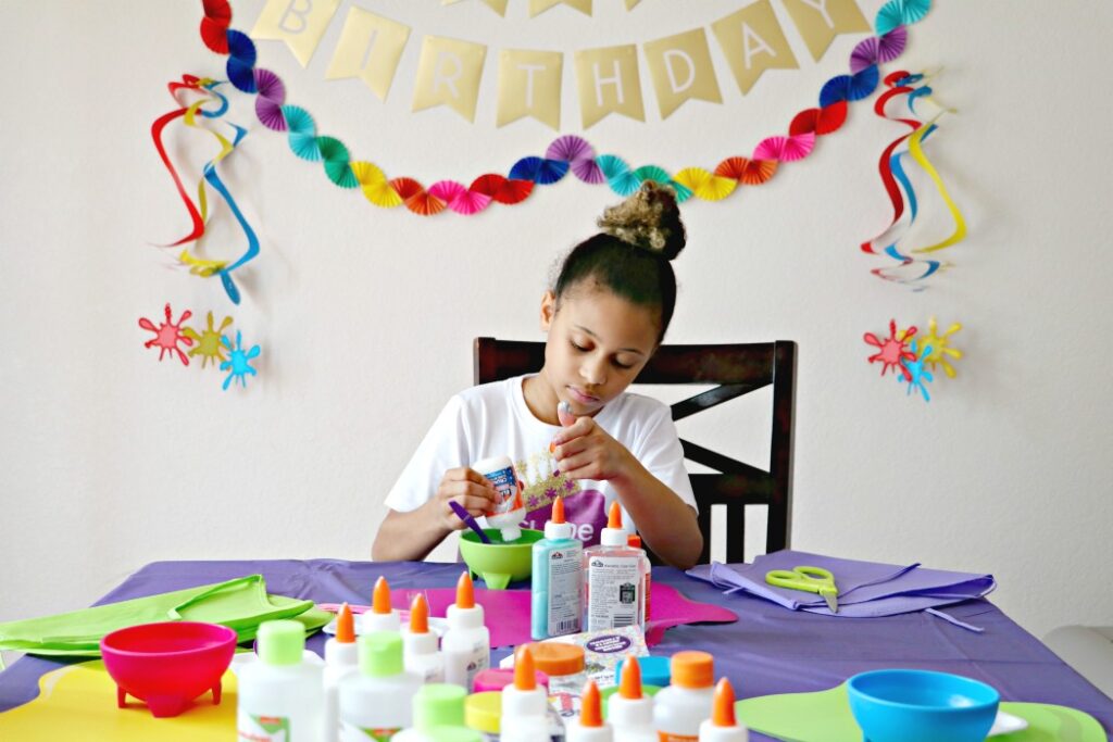 how to have a slime birthday party