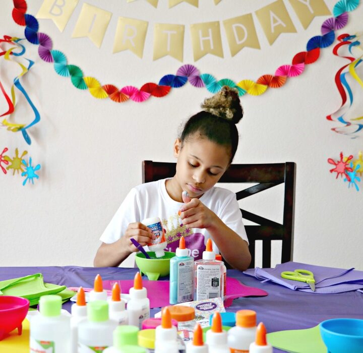 how to have a slime birthday party