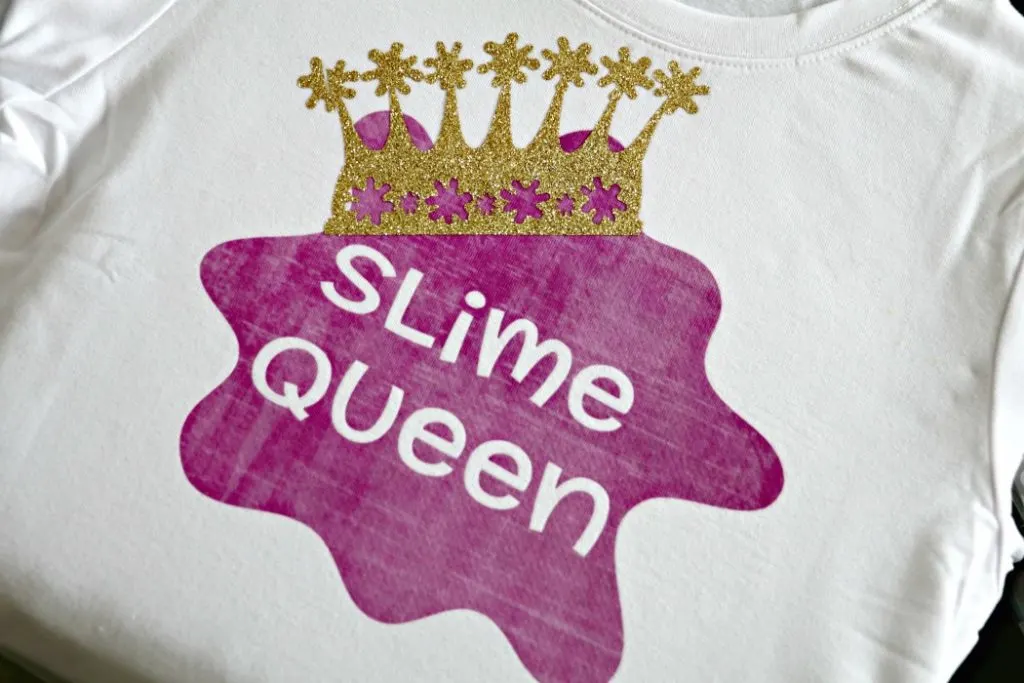 Slime Queen Birthday Shirt for Kids
