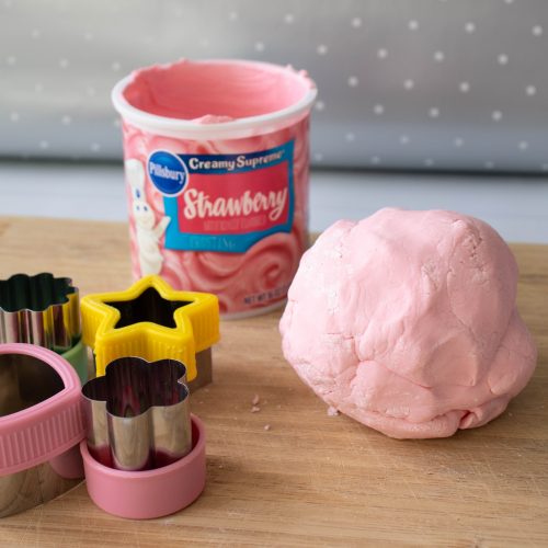strawberry scented playdough