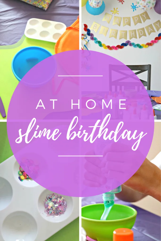 Slime Birthday Party Decorations Kit, Slime Themed Colorful