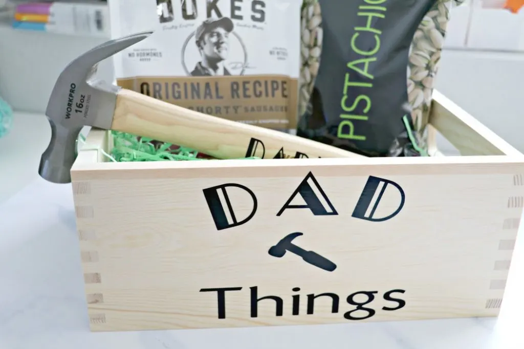 DIY Dad Crate Gift Basket