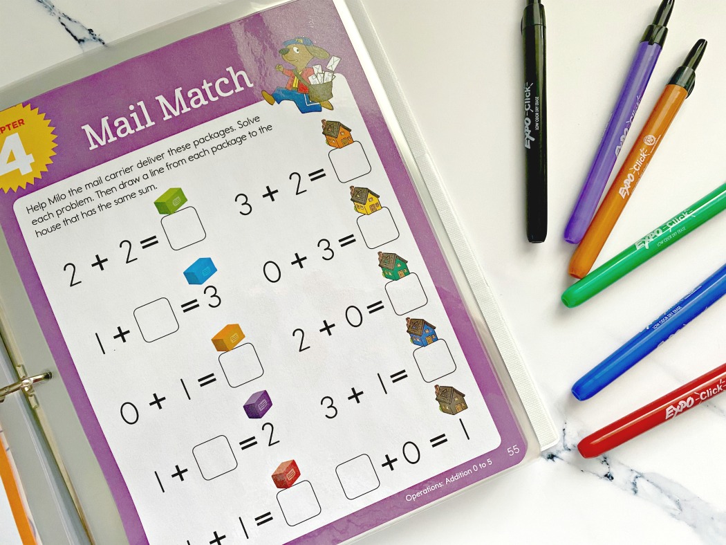 How to make workbooks &amp; Printables REUSABLE for kids » The Denver Housewife