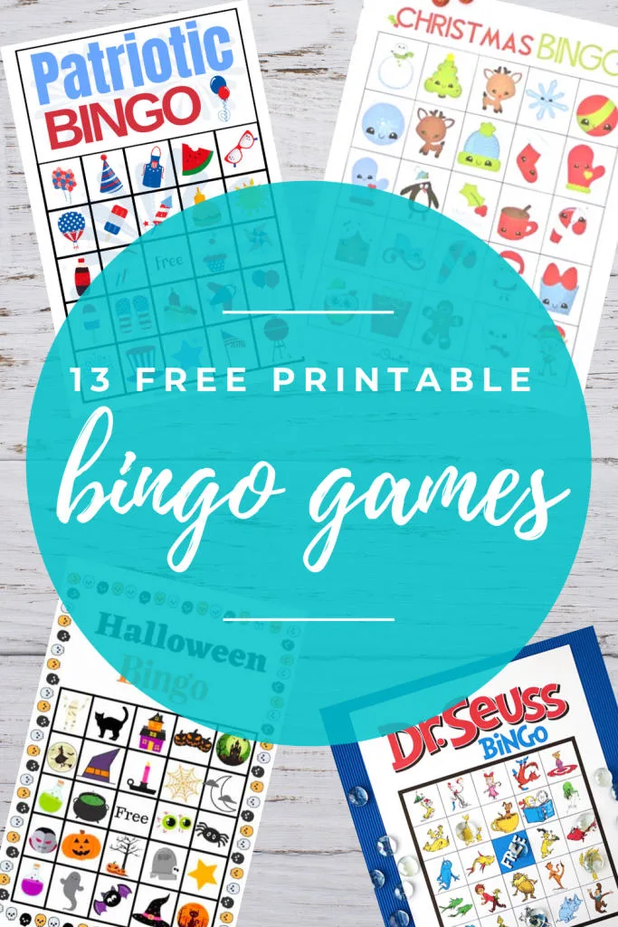 13 Free Printable Bingo Games