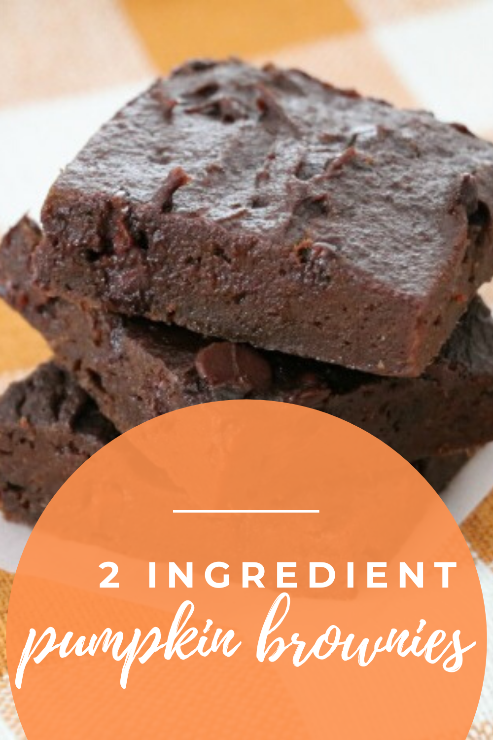 2 Ingredient Fudgey Pumpkin Brownies! » The Denver Housewife