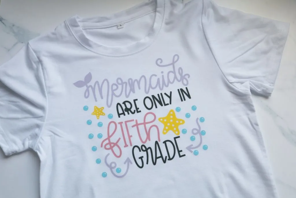 Mermaids 5th grade shirt